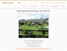Tablet Screenshot of hetcarre.nl